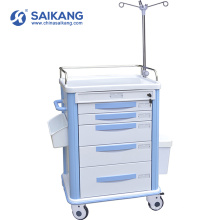 SKR038-ET Chariot simple adapté aux besoins du client de médecine d&#39;urgence d&#39;hôpital